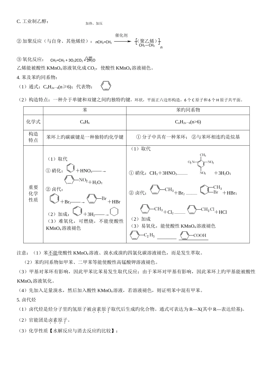 2025年高中有机化学知识点总结_第2页