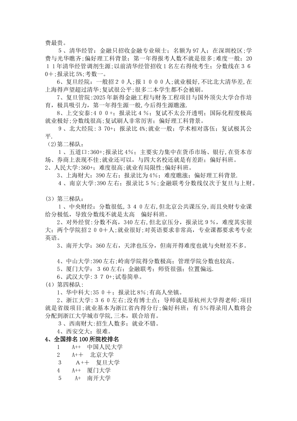2025金融专硕考研院校排名_第2页