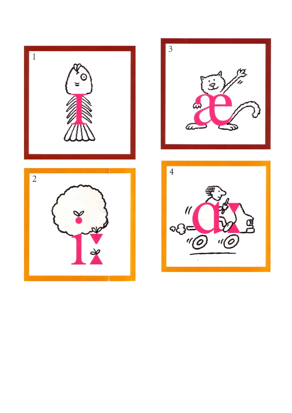 48个国际音标卡片_第1页