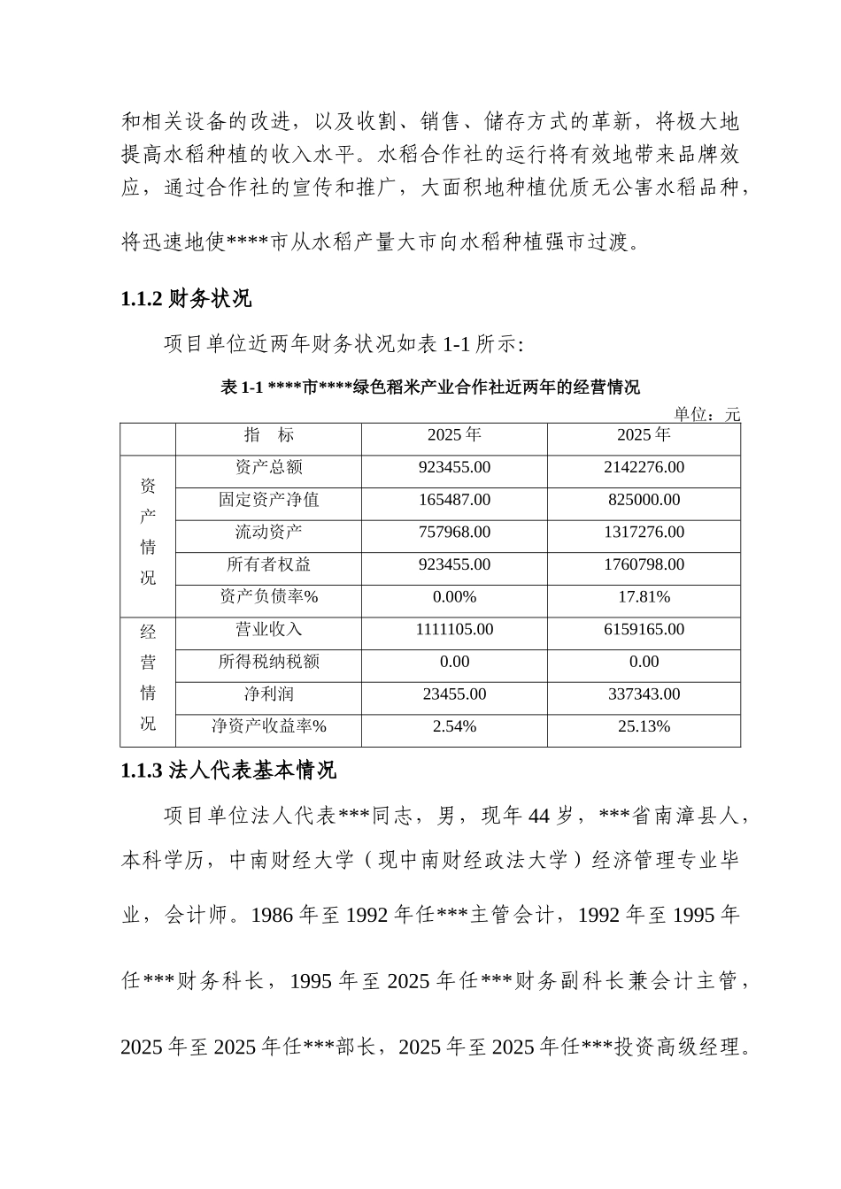 5000亩无公害水稻种植扩建项目可行性研究报告_第3页