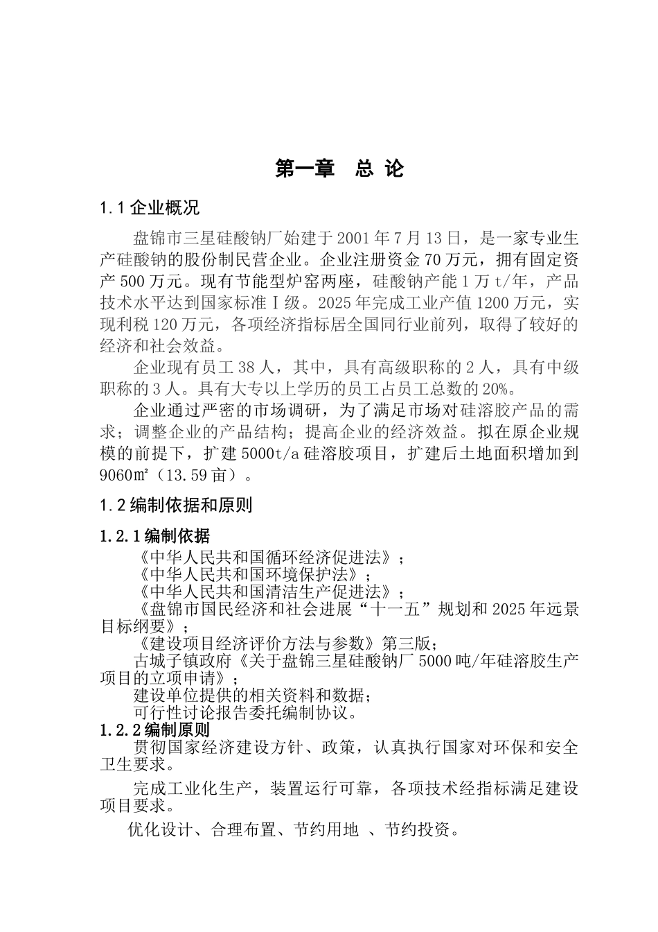 5000吨年产硅溶胶建设项目可行性研究报告_第2页