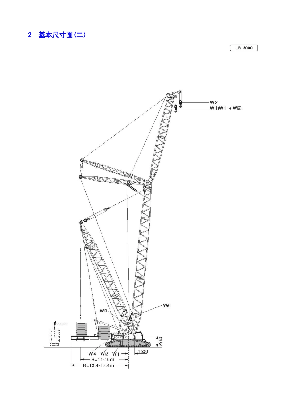 500吨履带吊性能表_第2页