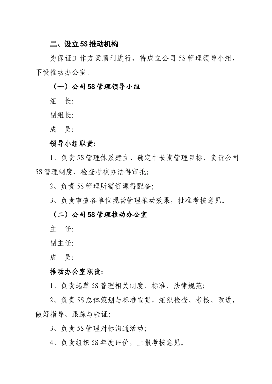 5S管理推进方案_第2页