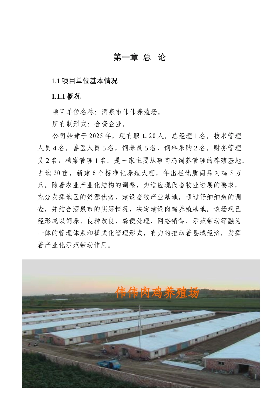 5万只肉鸡养殖基地项目可行性研究报告_第3页