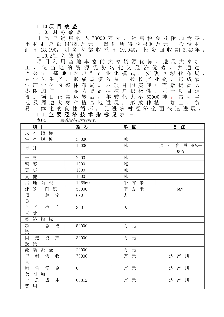 XXX食品科技产业园项目可行性研究报告_第3页