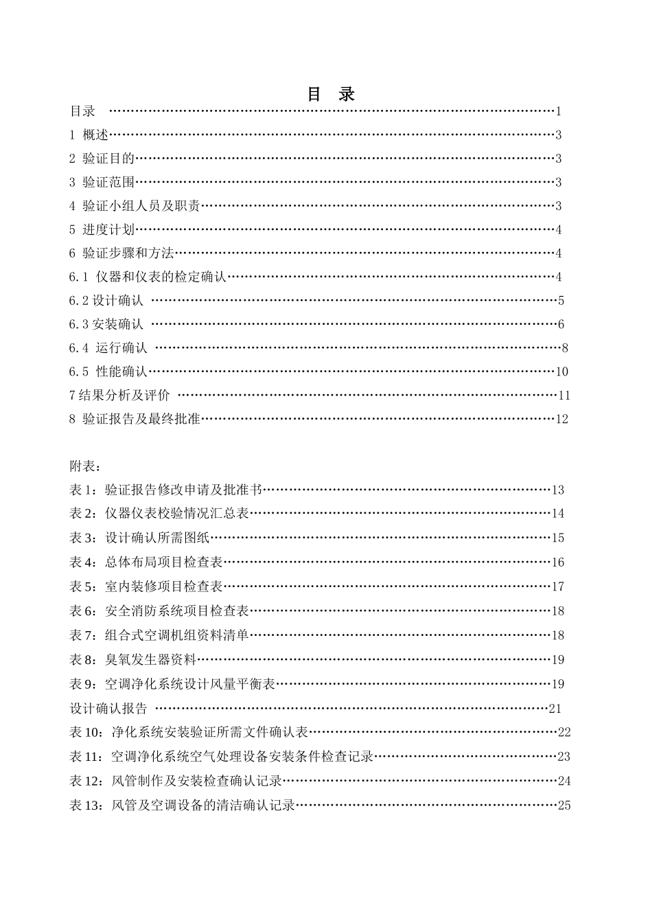xx生物制品有限公司空调净化系统验证报告大学毕设论文_第2页