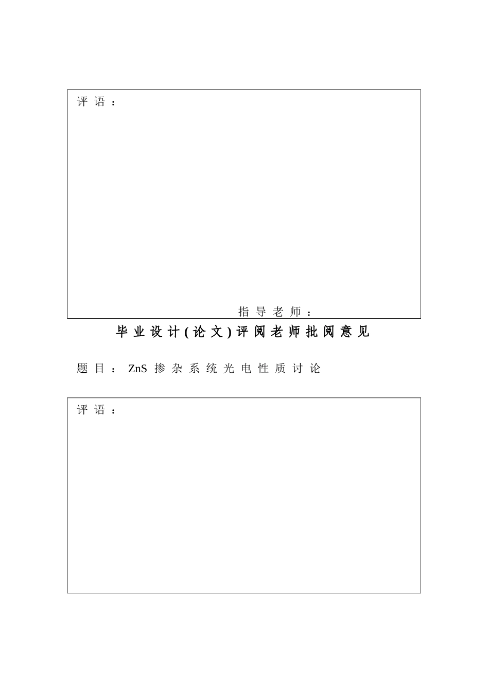 zns掺杂系统光电性质研究本科学位论文_第2页