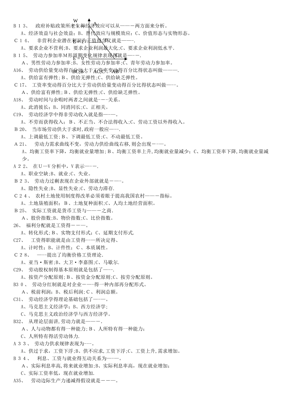 《劳动经济学》练习题库及答案_第3页