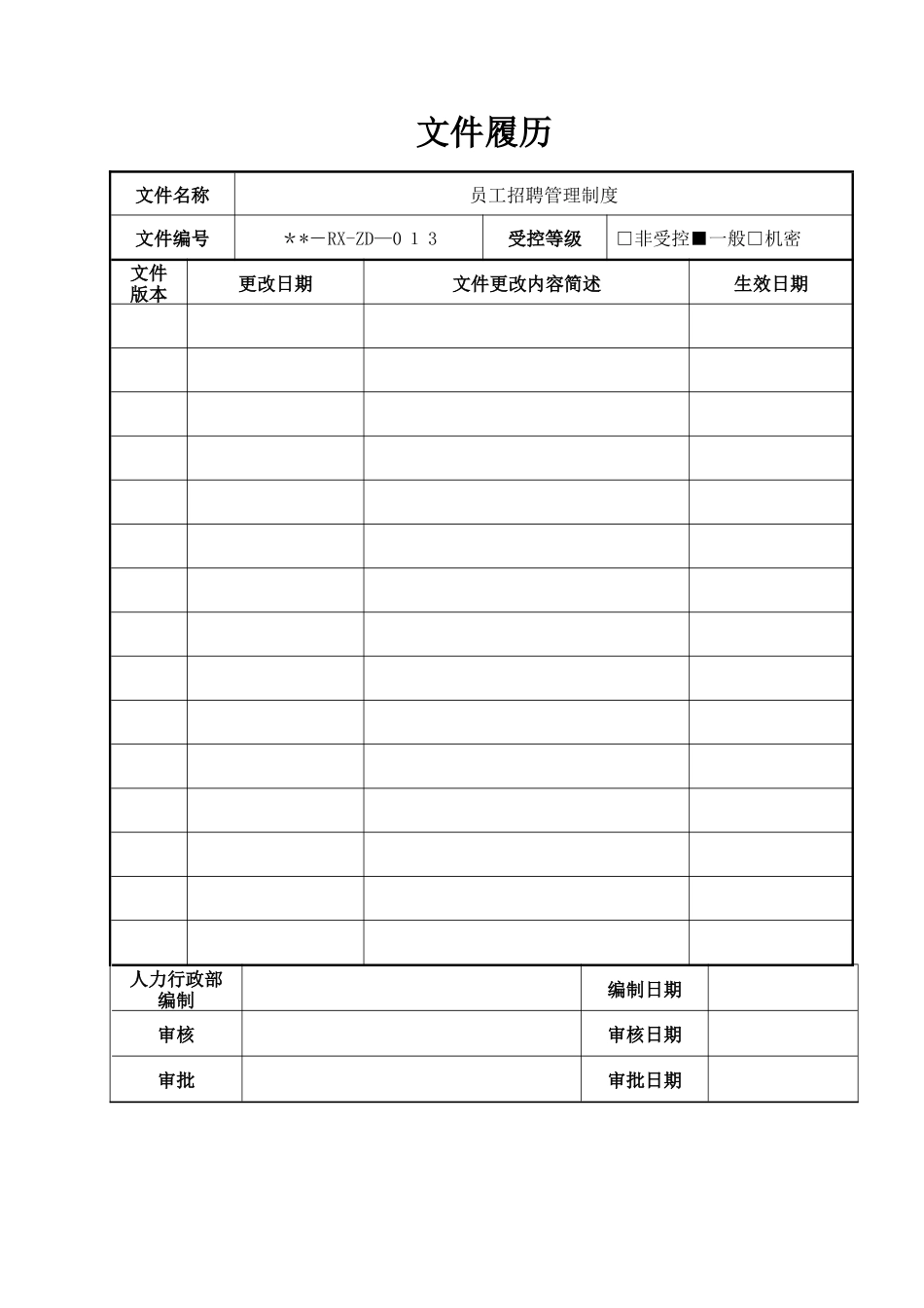 《员工招聘管理制度》_第2页