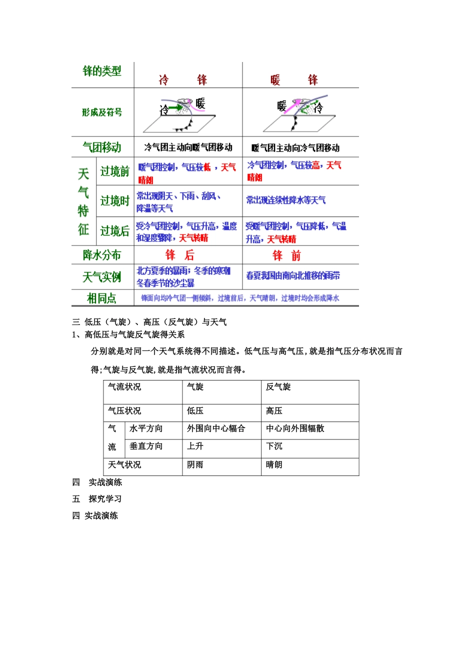 《常见的天气系统》教案_第3页