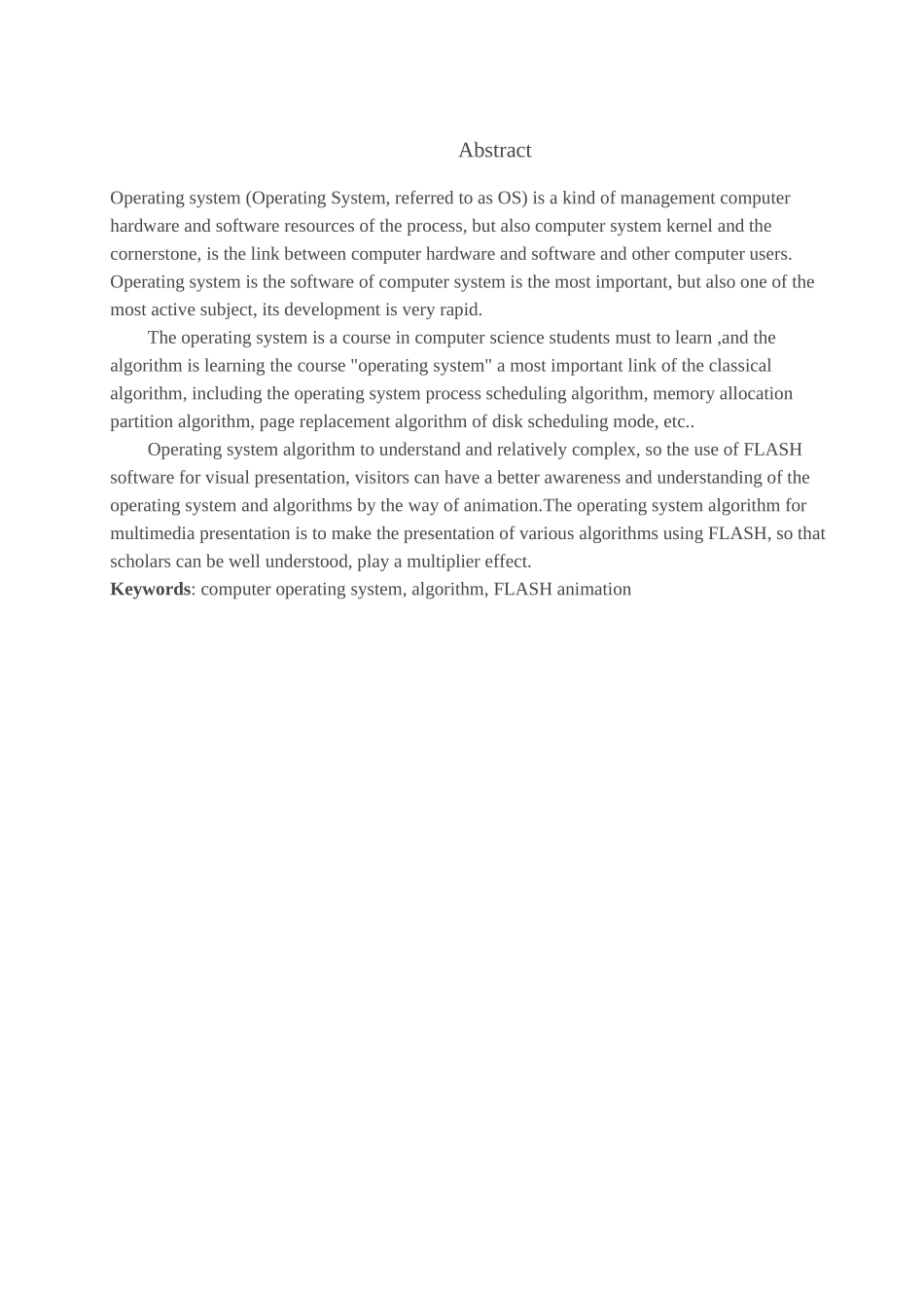 《操作系统》算法多媒体演示毕业设计_第2页
