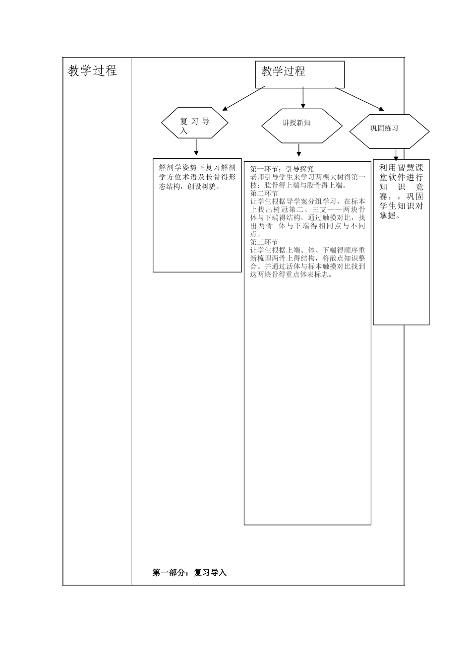 《肱骨和股骨》 教学设计_第3页