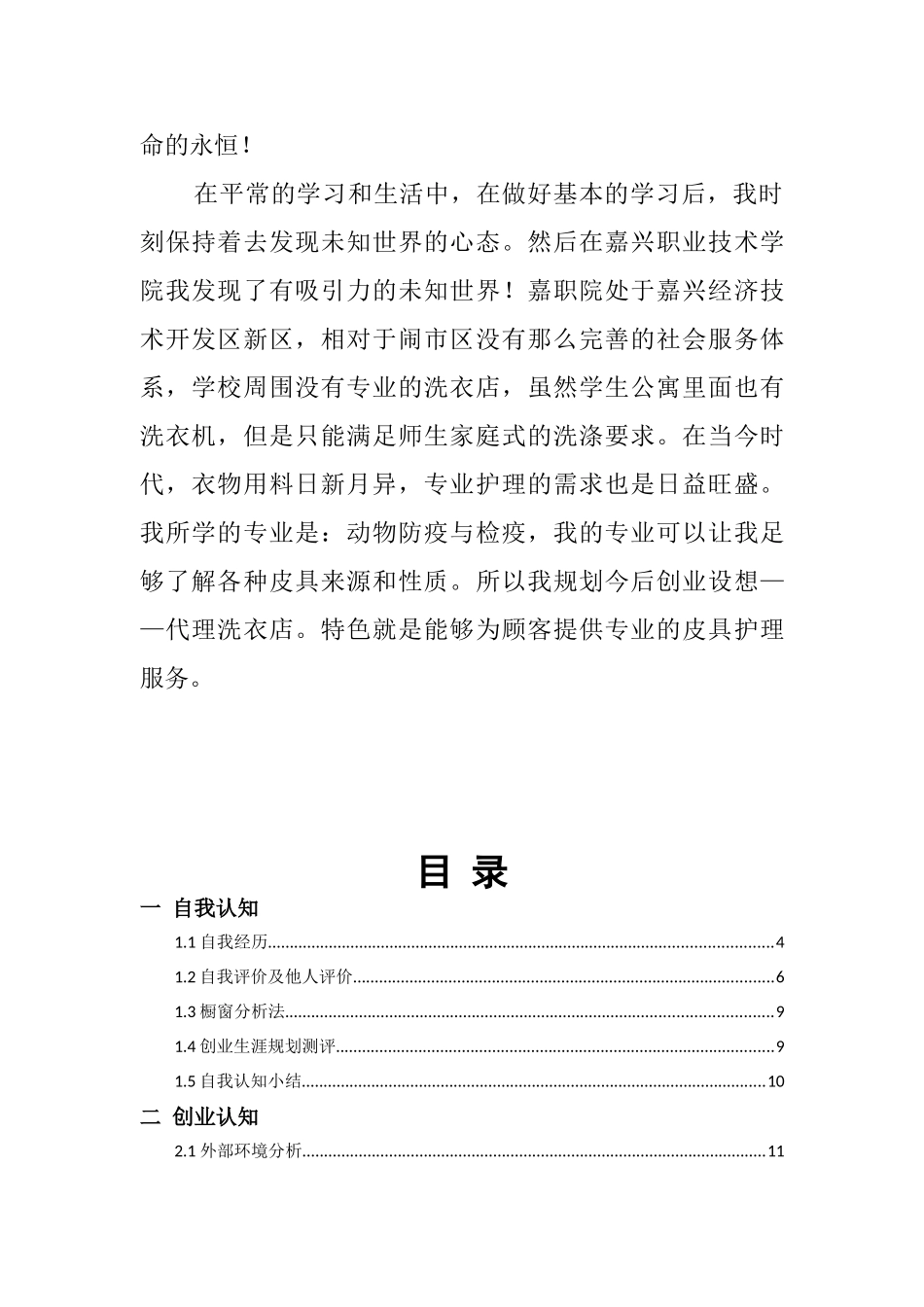 三心干洗创业策划书学位论文_第3页