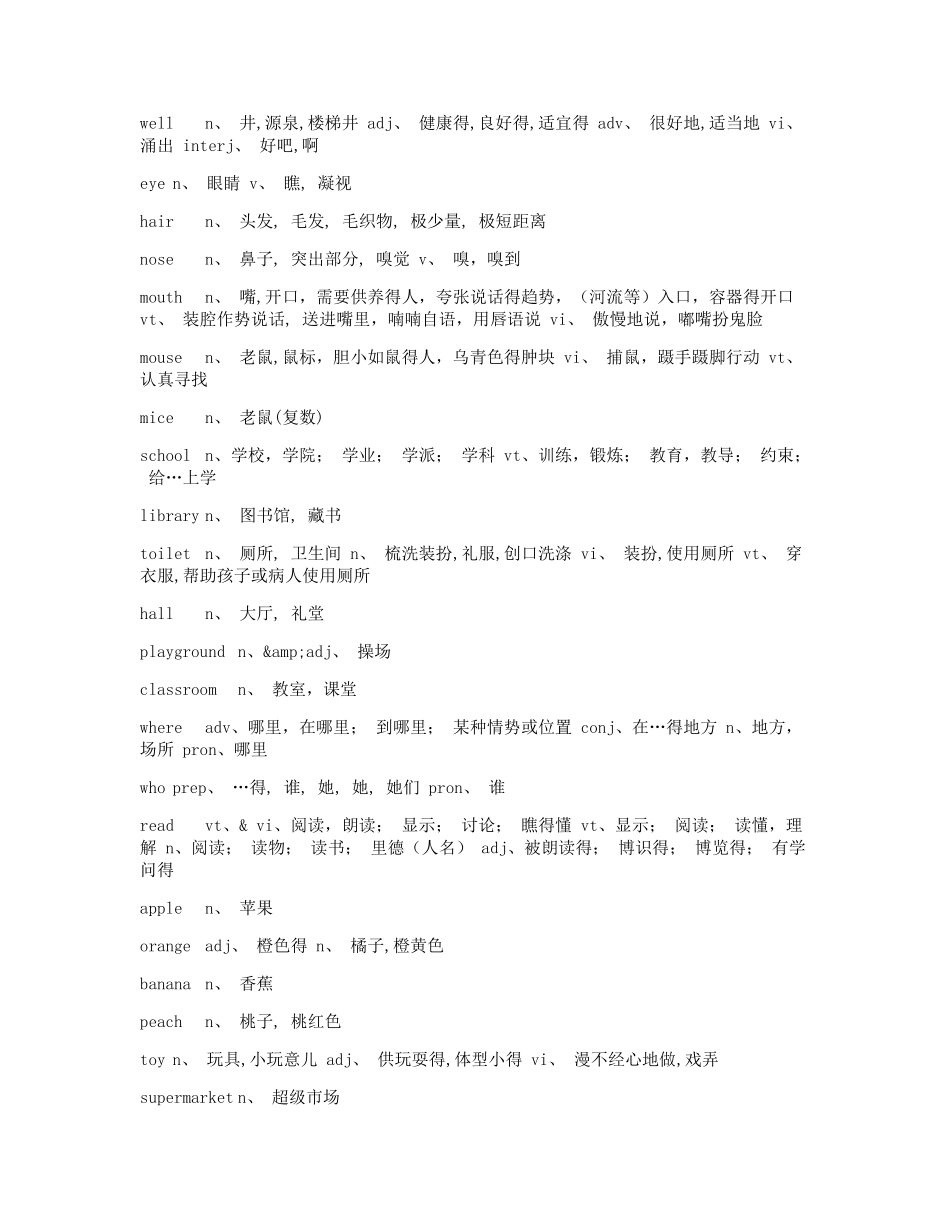 上海版小学英语牛津词汇表_第3页