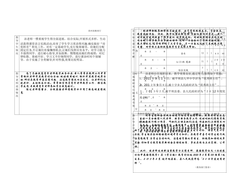 专业技术职务任职资格评审表活页_第2页