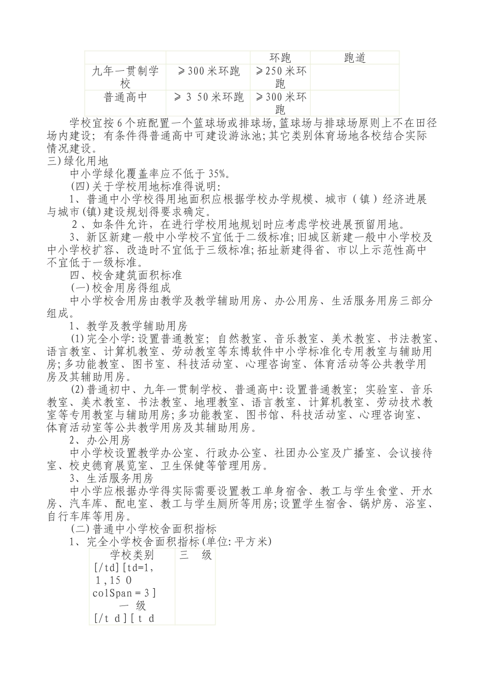中小学建设标准_第3页
