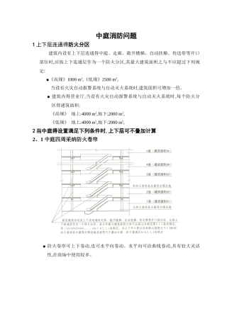 中庭消防问题