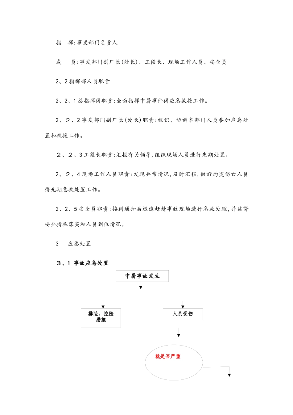 中暑事故现场处置方案_第2页