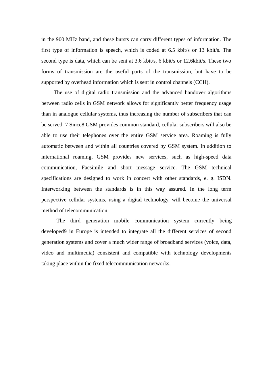 中英论文翻译对照-全球移动通信系统_第3页