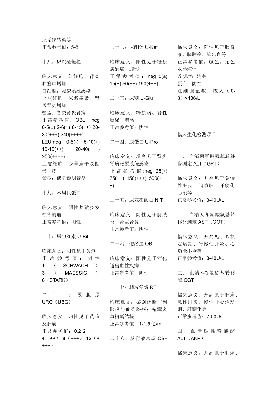 临床检验及临床意义_第2页