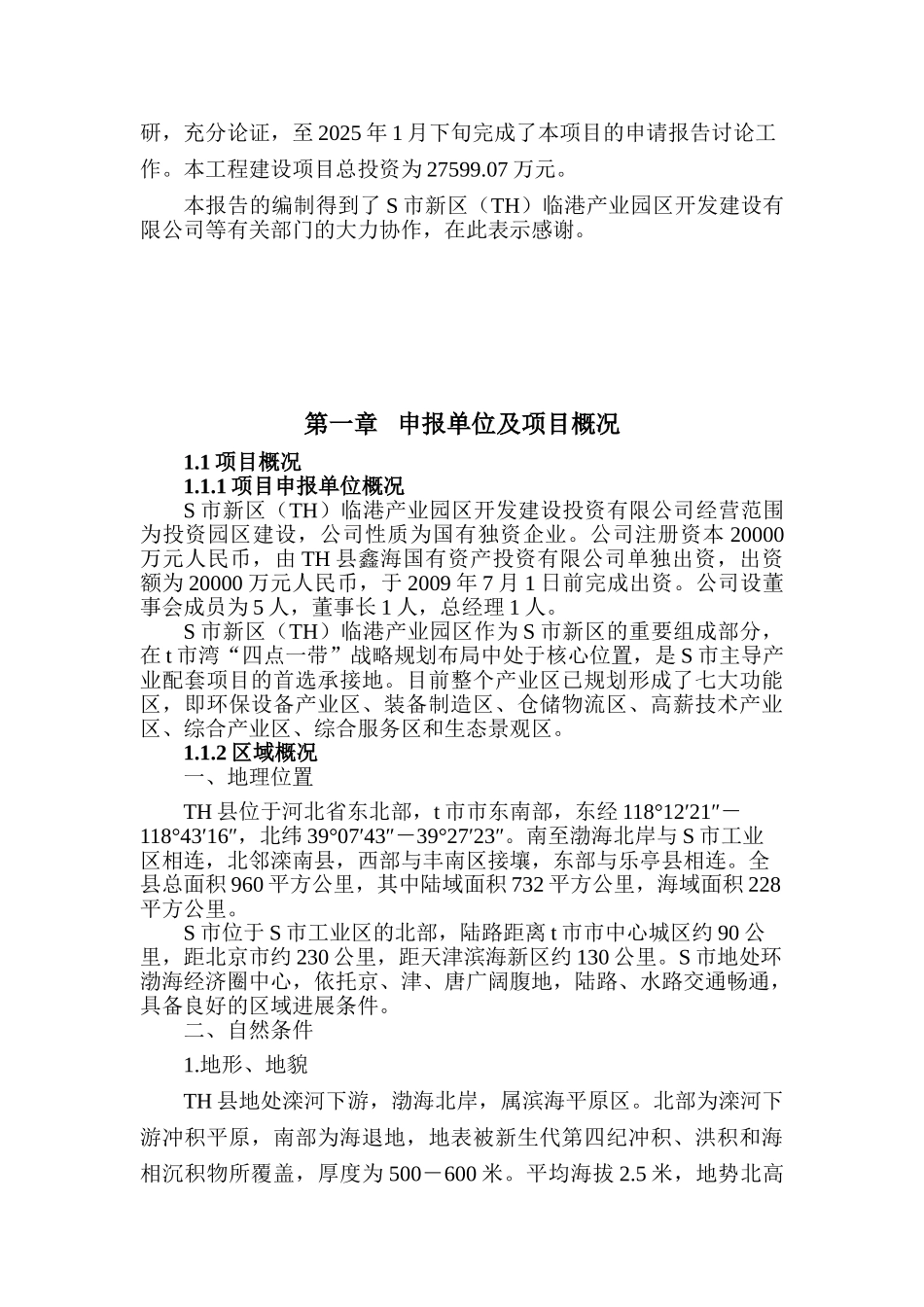 临港产业园道路可行性研究报告_第3页