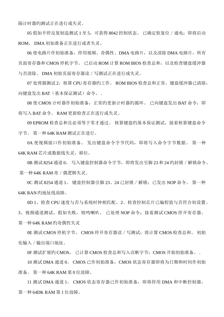 主板故障诊断卡代码查询手册_第2页