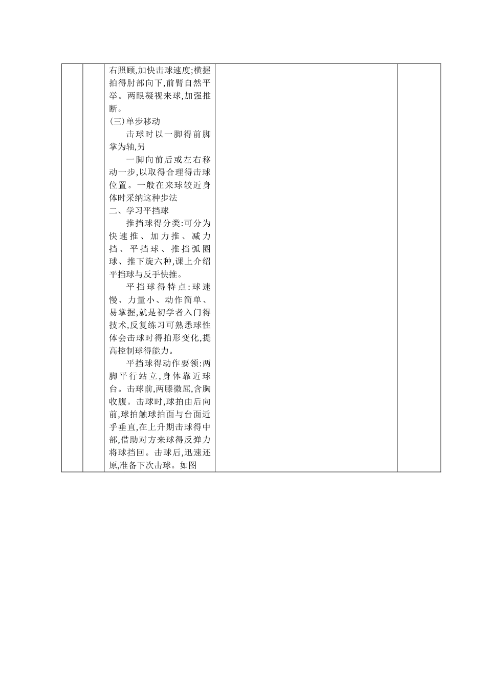 乒乓球社团活动教案_第3页
