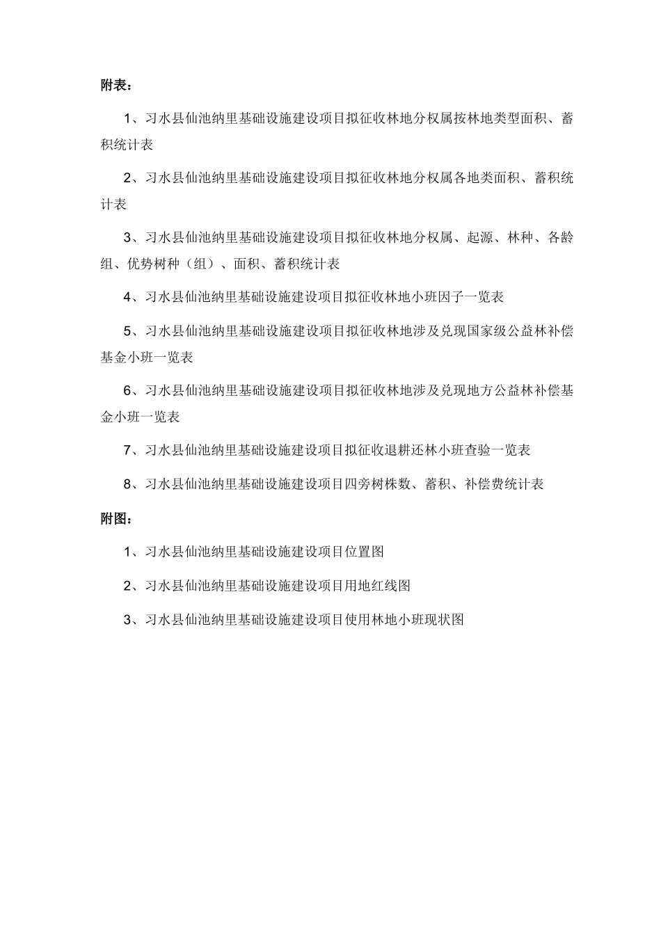 习水县仙池纳里建设项目征收林地可行性研究报告_第3页