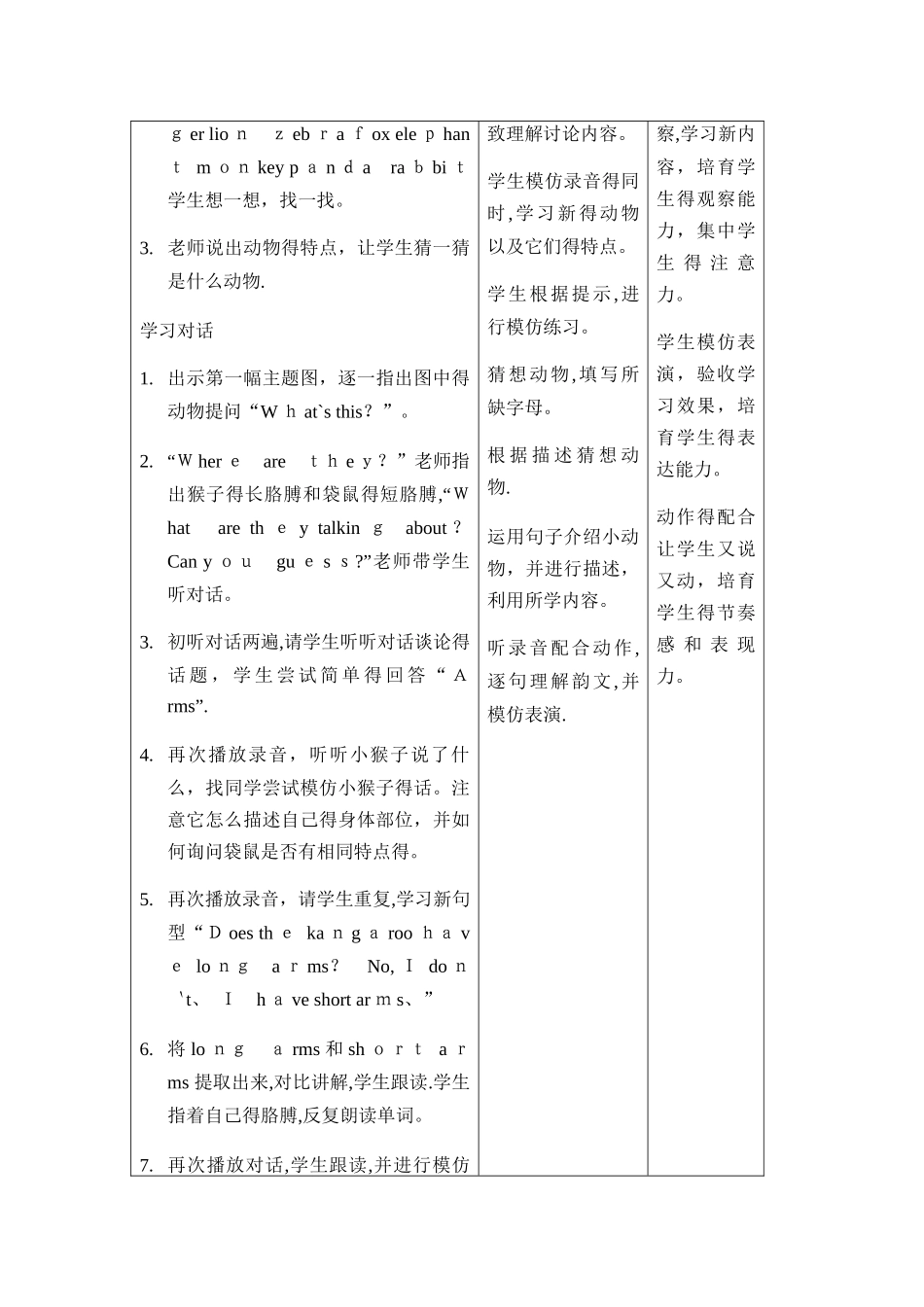 二年级上册英语教案Unit5 Lesson19_北京课改版_第2页