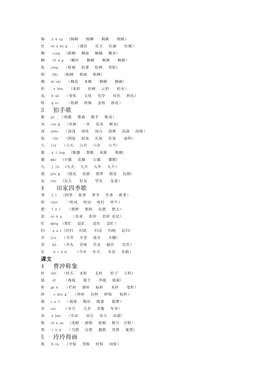 二年级上册扩词_第2页