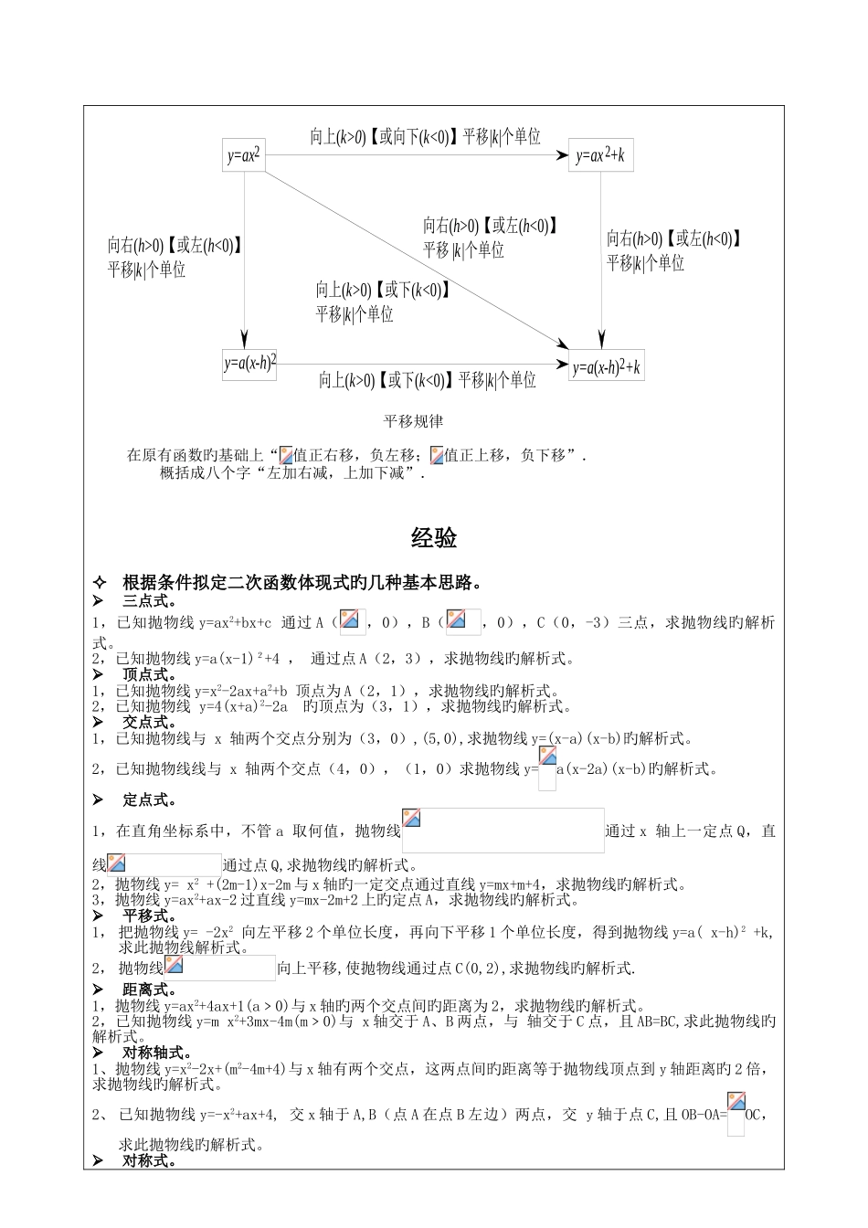 二次函数第一次课程基础讲义1_第3页