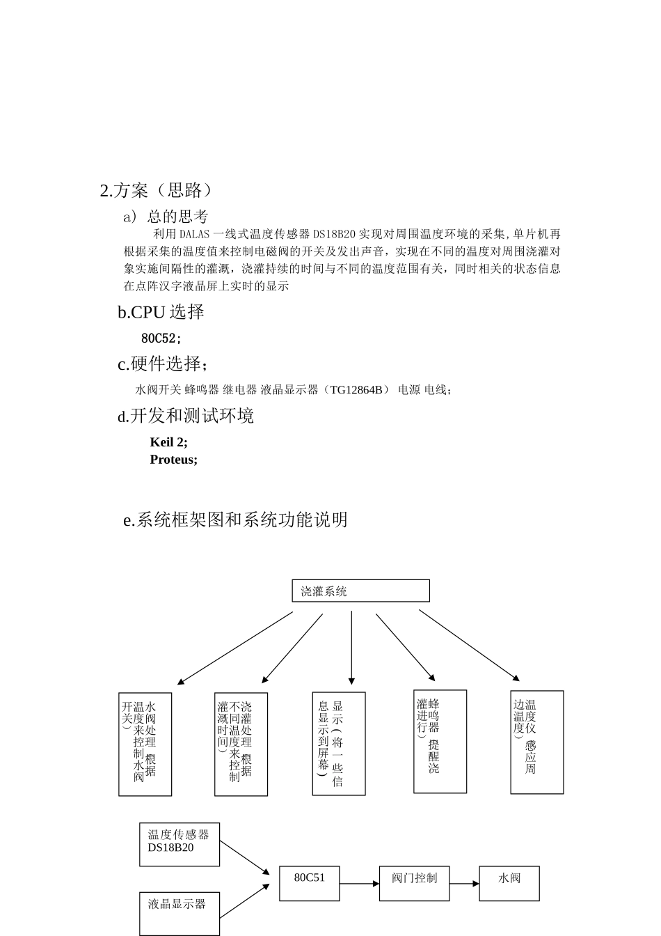 于基52单片机的自动浇灌系统--本科毕业设计_第3页