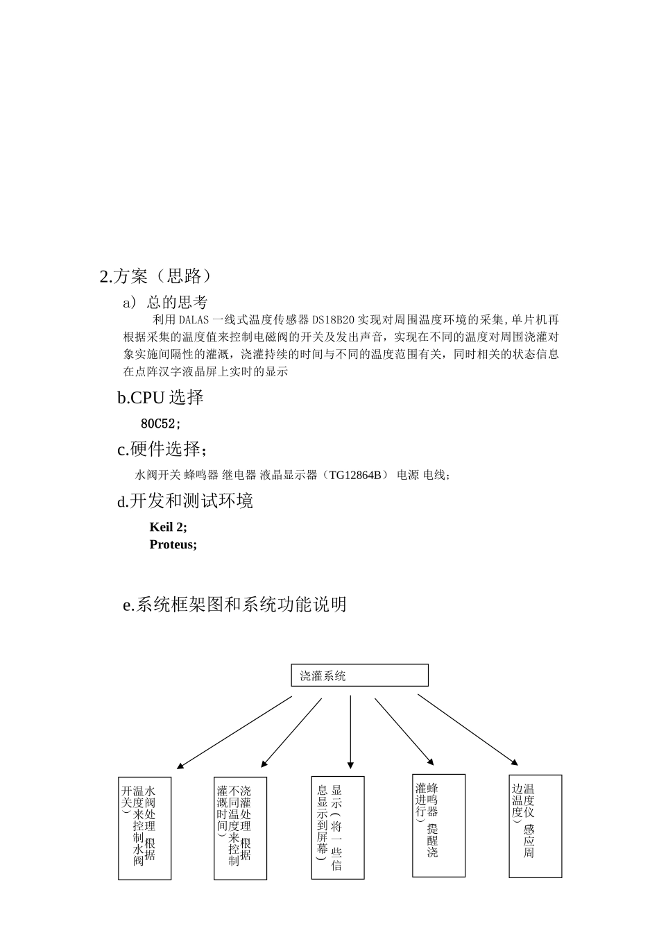 于基52单片机的自动浇灌系统正文--本科毕业设计_第3页