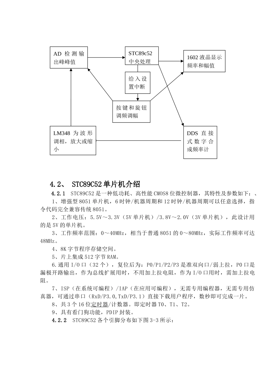 于基dds与单片机的信号发生器的设计---本科毕业设计_第3页