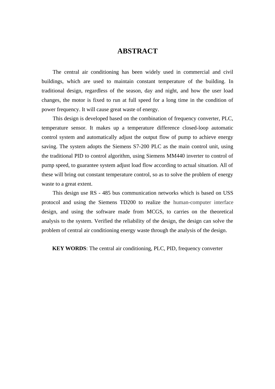 于基plc的中央空调温度控制系统设计--毕业设计_第2页