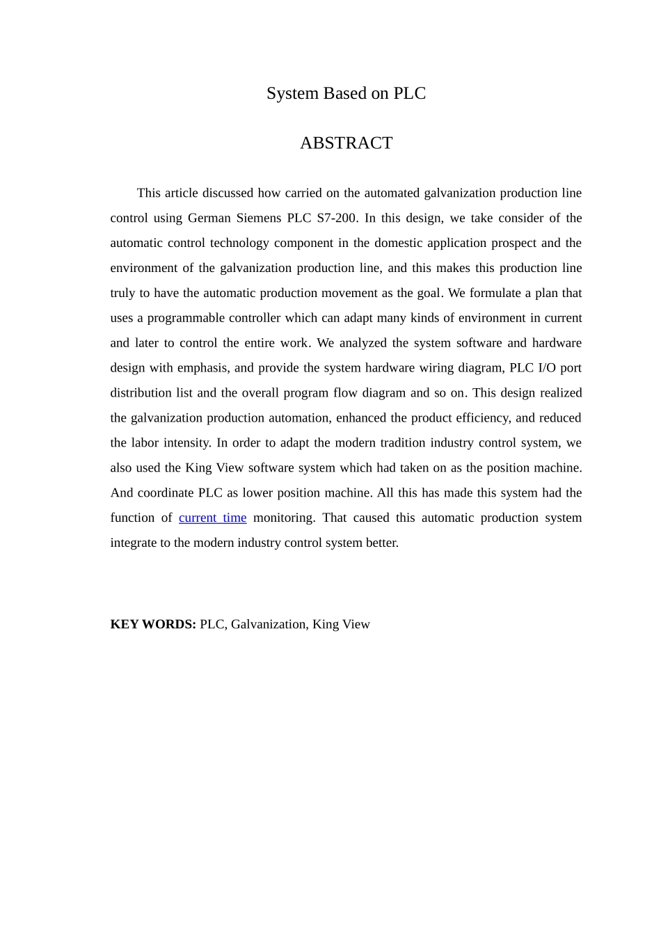 于基plc的电镀生产线控制系统设计--本科毕业设计_第2页