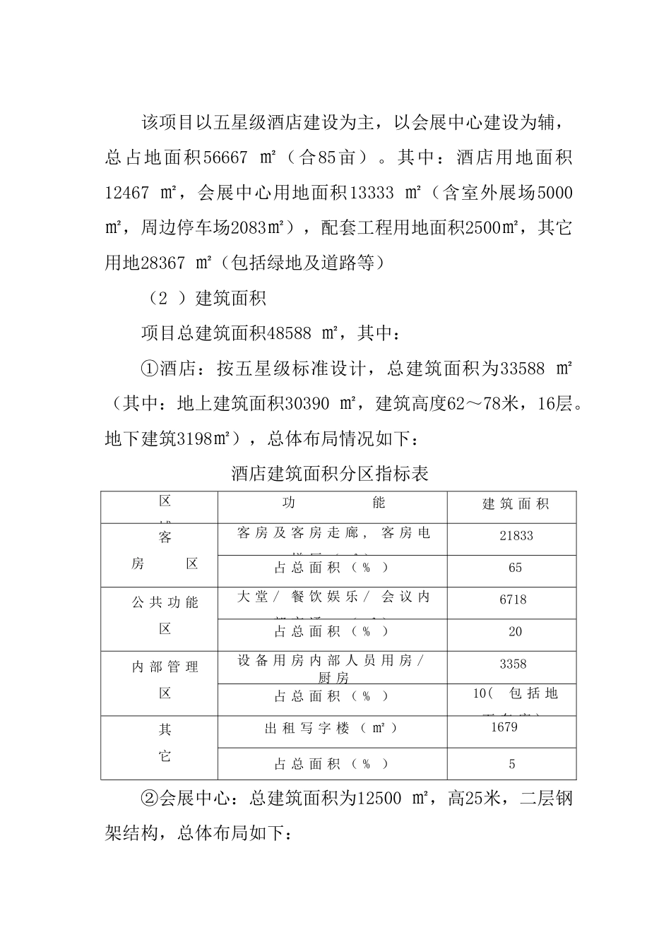 五星级酒店项目可行性研究报告_第3页