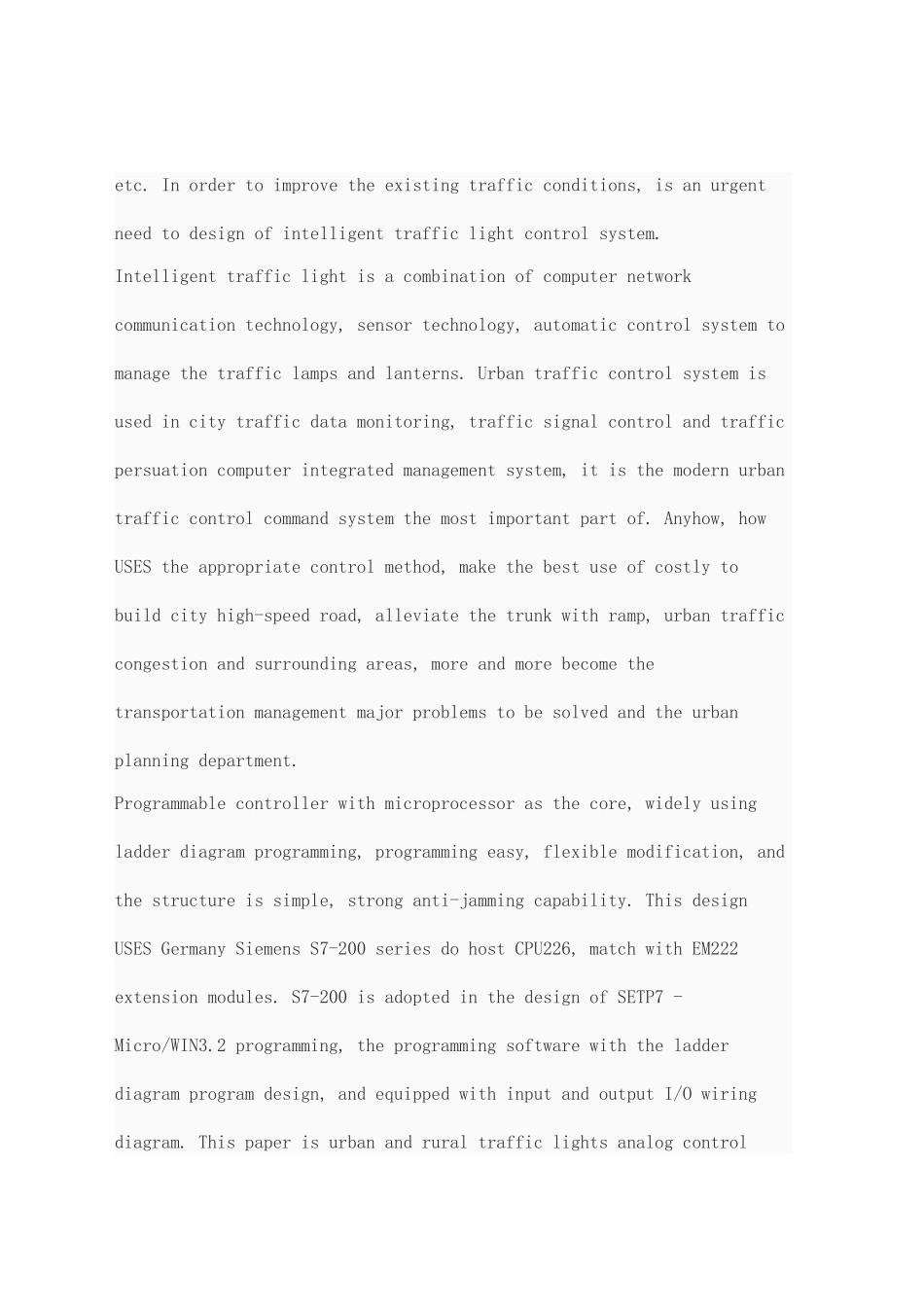 交通信号灯智能控制系统设计论文_第3页