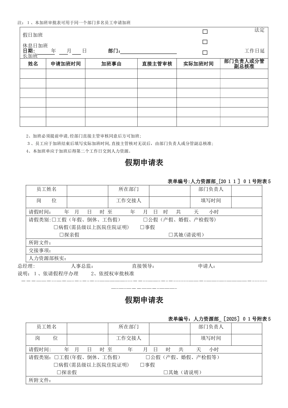 人事部各类表单_第3页