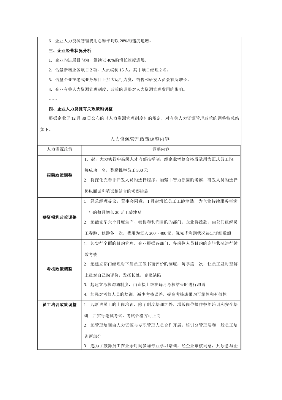 人力资源年度费用预算实施方案_第2页