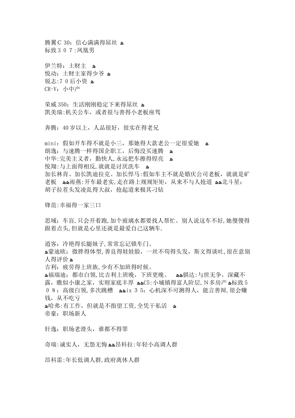 从汽车品牌看人性格_第2页