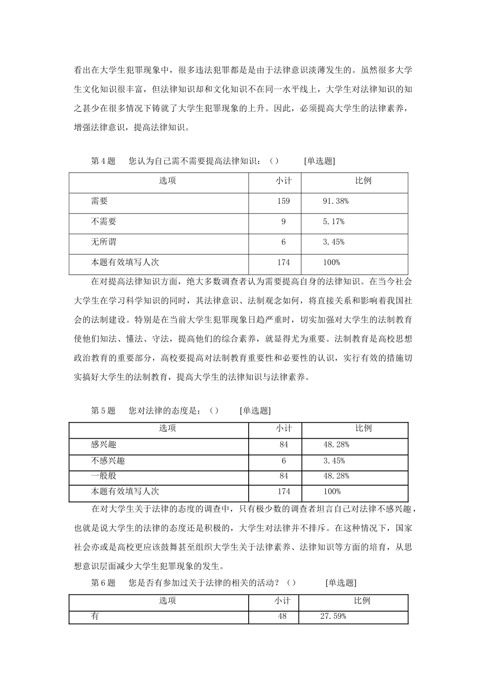 代当大学生犯罪现象调查研究-基于安徽大学的调查--大学毕设论文_第3页