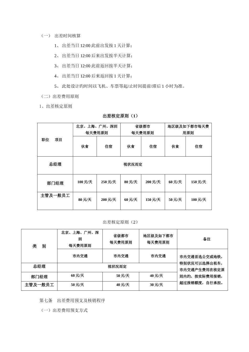 企业出差管理规定_第3页