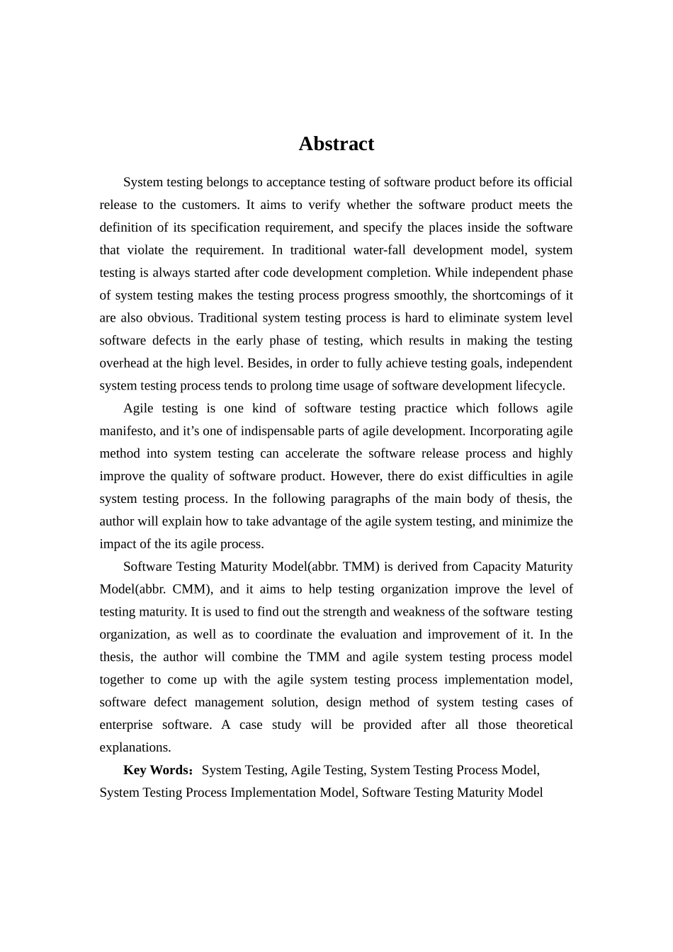 企业级软件产品系统测试的敏捷方法研究和实践硕士学位毕业论文_第3页