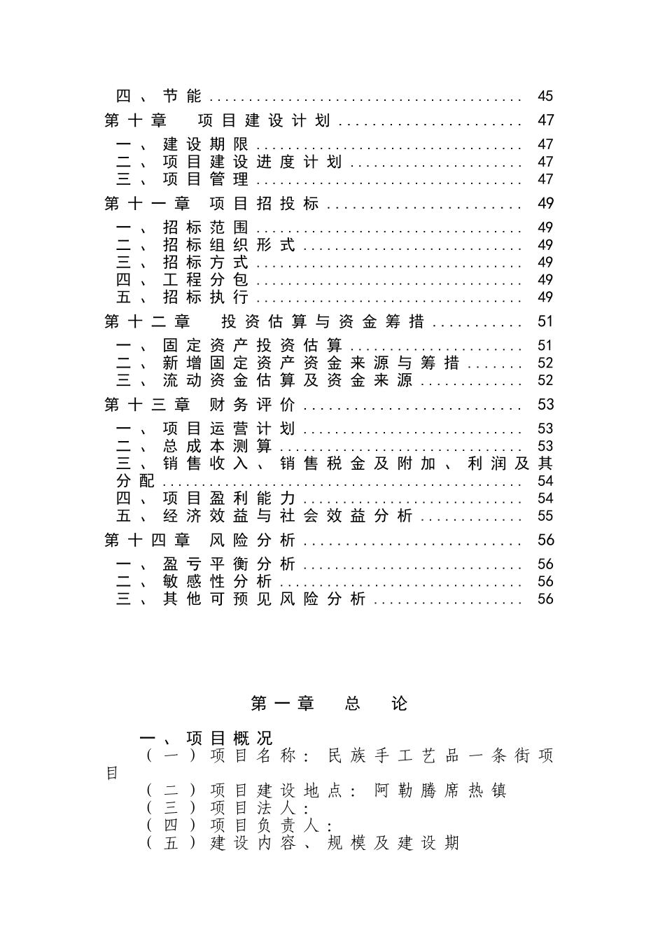 伊金霍洛旗民族手工艺品一条街项目可行性研究报告_第3页