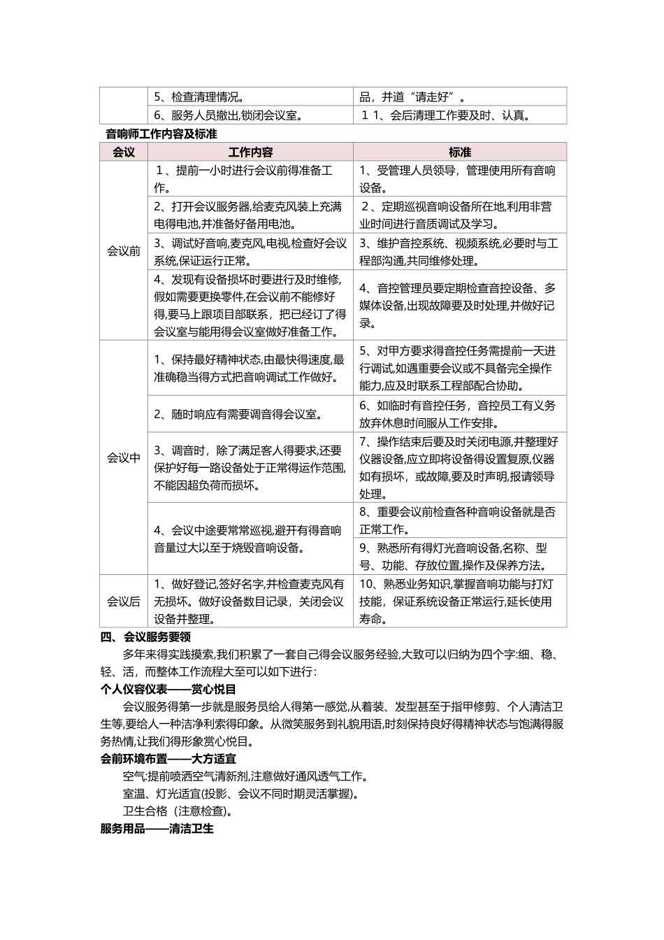 会务及客服服务管理方案_第3页