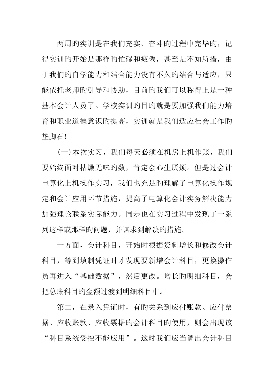 会计电算化心得体会_第2页