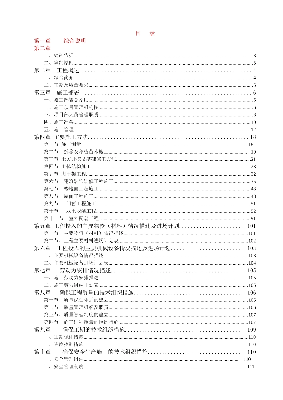 住商楼艰涩工程施工组织设计大学论文_第1页
