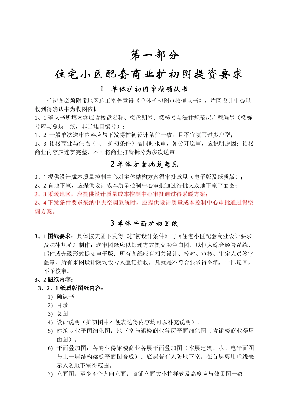 住宅小区配套商业设计要求_第1页