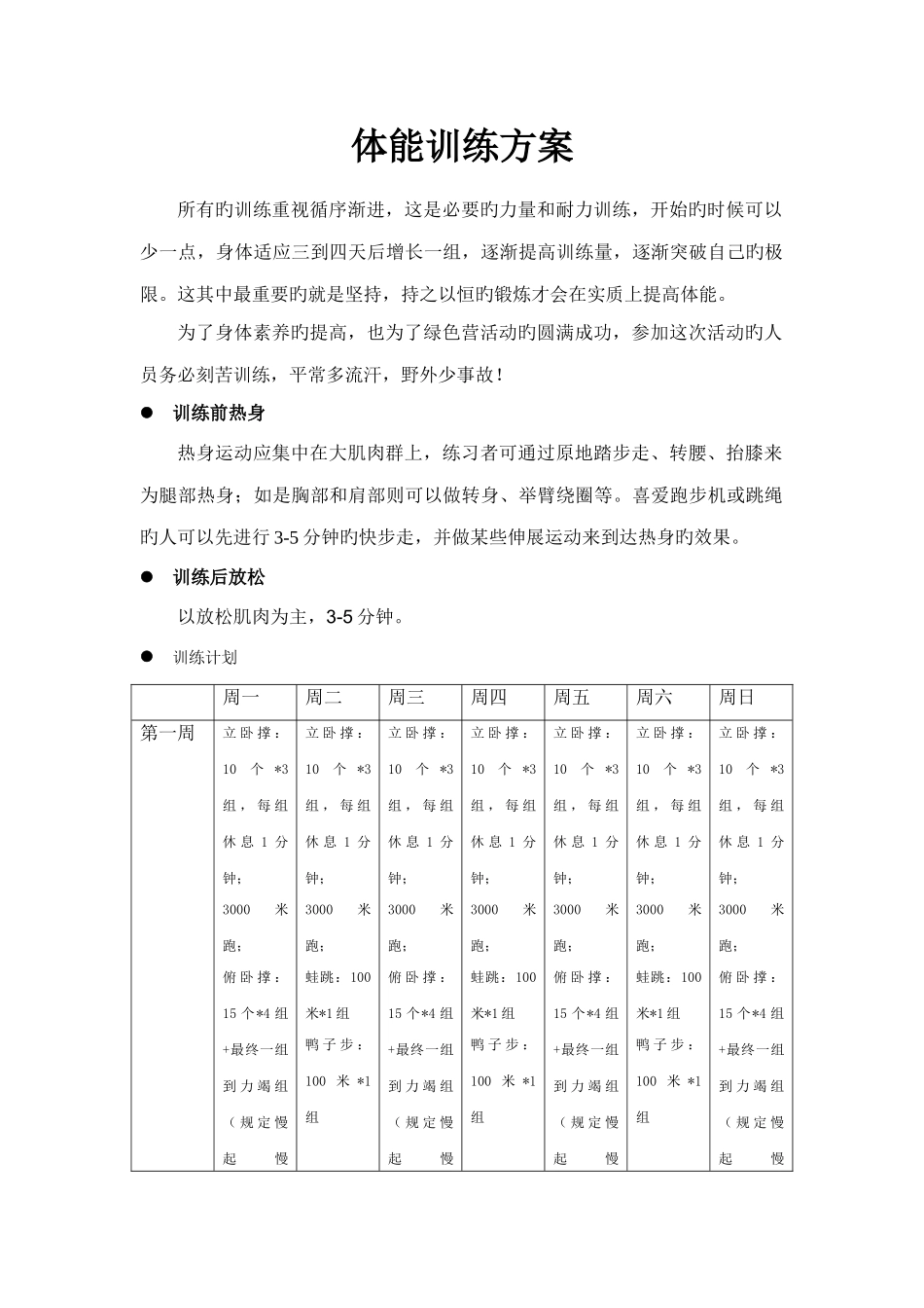 体能训练方案_第1页